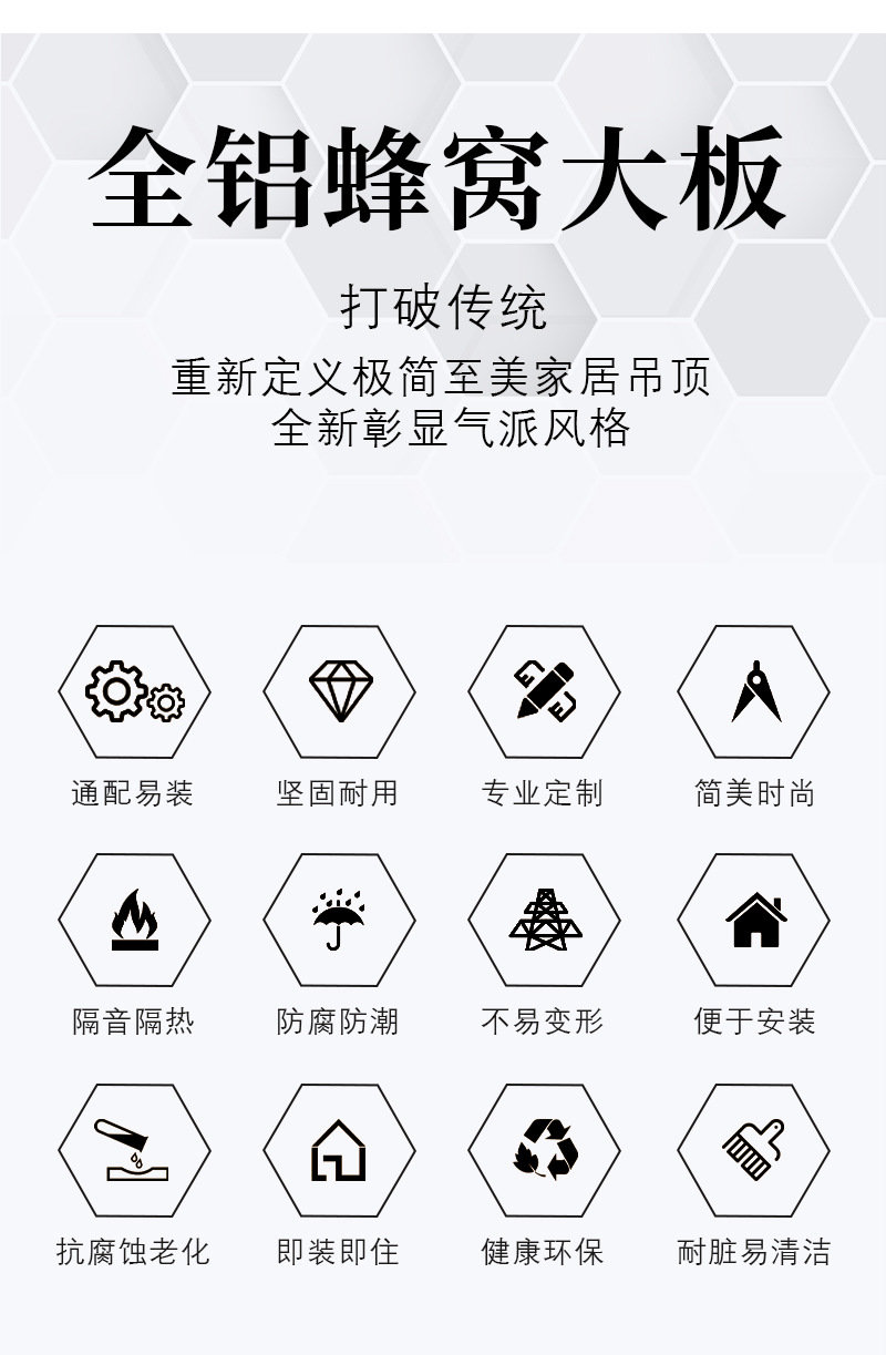 全鋁蜂窩大板簡介